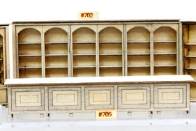 Banta Model Works 702 O Scale 6-Wide Cabinet (Builds 1 x 6-Wide Cabinet)