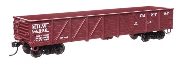 Walthers Mainline 910-56112 HO Scale 40' Gondola RTR MILW #84969