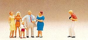 Preiser 10278 HO Scale Pedestrians -- Family Picture pkg(6)