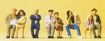 Preiser 79123 N Scale Passengers -- Seated Passengers Set #1