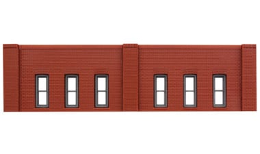 Design Preservation Models 60112 N Scale N Scale Modulars System(TM) (Plastic) -- One-Story Window Section pkg(3): 3-1/2" Wide x 15/16" High (8.7 x 2.5cm)
