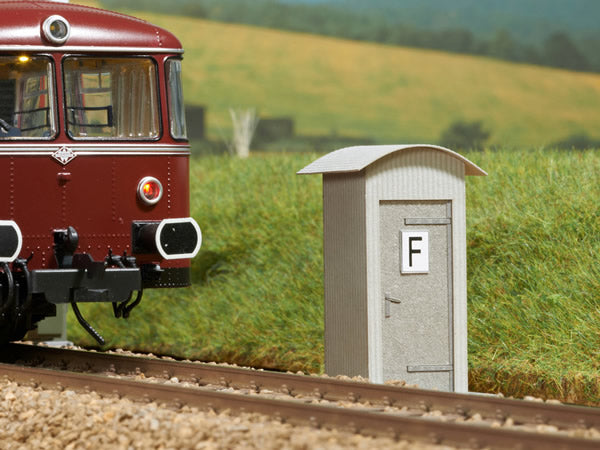 Noch 67110 O Scale Dispatcher - Signal Telephone Booth -- Laser-Cut Kit - 1-1/4 x 1-1/4 x 2-3/16" 3.2 x 3.2 x 5.5cm