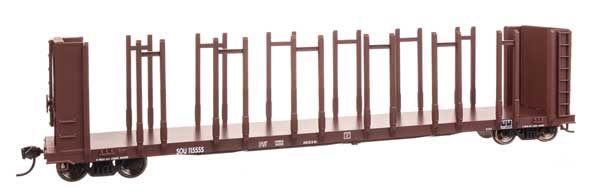 Walthers Mainline 910-50810 HO Scale 63' Pulpwood Flatcar RTR Southern #115555