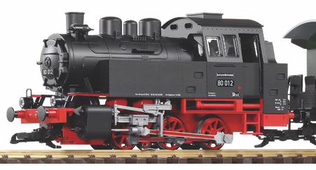 Piko 38125 G Scale DR BR80 Passenger Starter Set, 120V