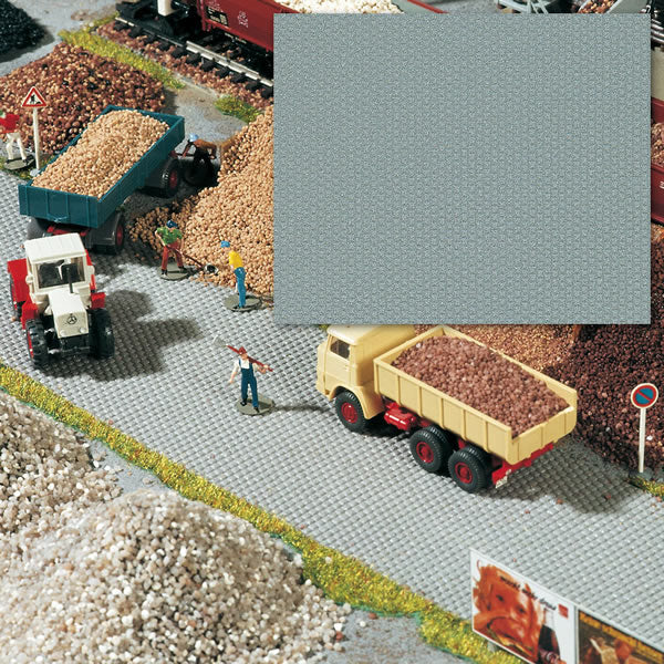 Busch 7089 N Scale Flexible Roadway - Cobblestone