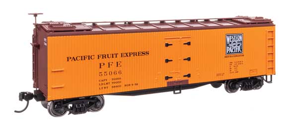 Walthers Mainline 910-41236 HO Scale 40' Early Reefer RTR PFE WP #55066