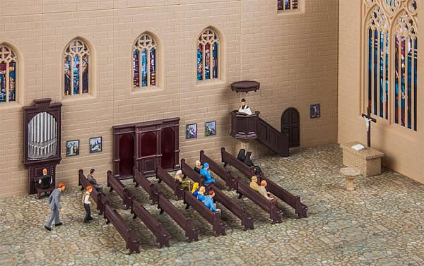 Faller 180346 HO Scale Church Interior Decoration Set Kit