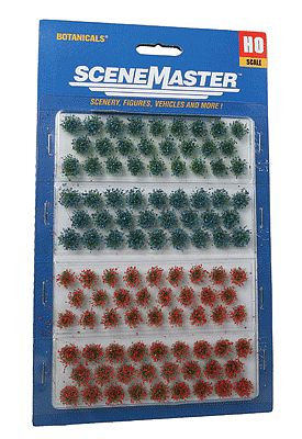 Walthers SceneMaster 949-1106 HO Scale Grass Tufts - (104) Wildflower Patches