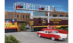 Walthers SceneMaster 949-4330 HO Cantilever Crossing Signal Two-Lane