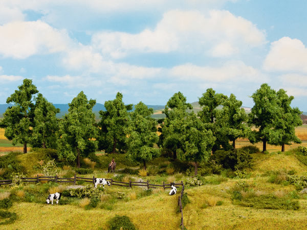 Noch 24603 All Scale Deciduous Trees -- 1-9/16 to 3-15/16" 4 to 10cm Tall (16)