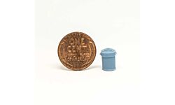 All Scale Miniatures 870846 HO Trash Can with Lid 5-Pack