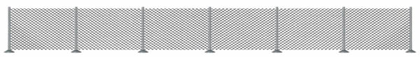 Busch 8117 N Scale Metal Industrial Fence - Kit