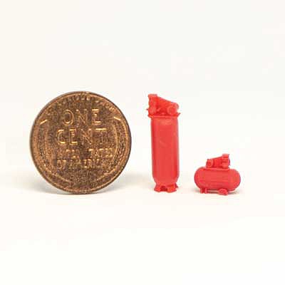 All Scale Miniatures 870904 HO Scale Air Compressor Kit -- 1 Each Short and Tall