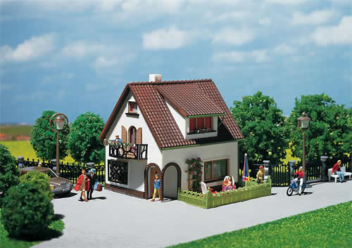 Faller 130200 HO Scale House with Dormer -- 3-17/32 x 3-1/8" 9 x 8cm