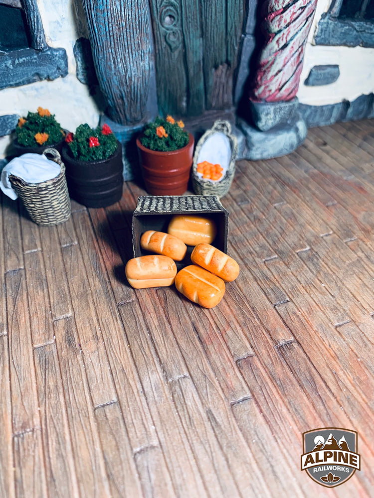 Alpine Railworks 1127 G Scale White Bread Loaves (5)