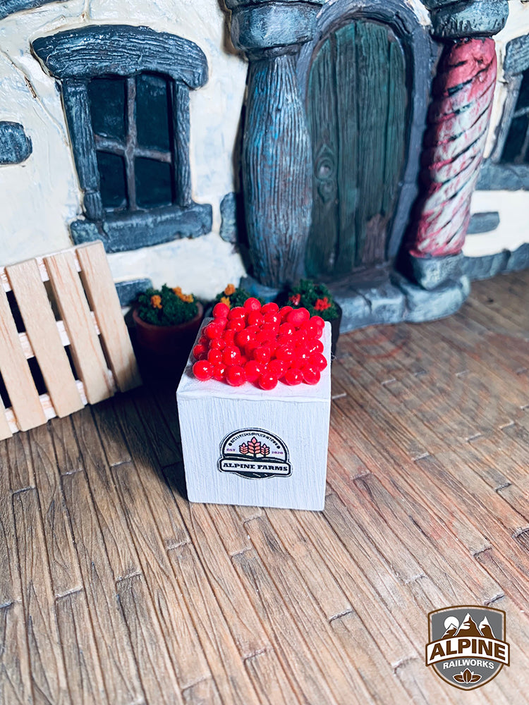 Alpine Railworks 1160 G Scale Produce Bin with Apples (1)