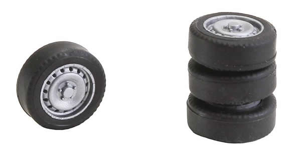 Faller 163108 HO Scale Tires & Rims - Car System -- Fits Mercedes-Benz Sprinter