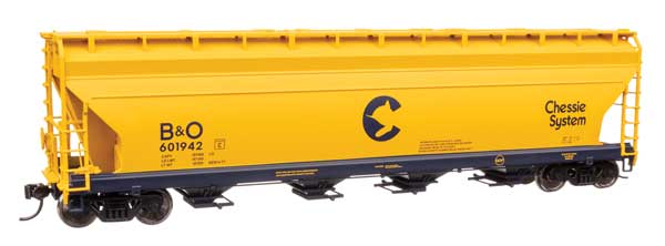 Walthers Mainline 910-49204 HO Scale ACF 5250 Hopper RTR B&O #601942