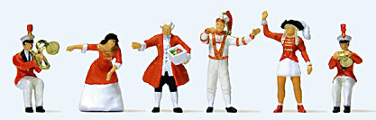 Preiser 24640 HO Scale On the Prince's Carriage -- pkg(6)