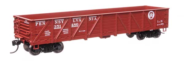 Walthers Mainline 910-56117 HO Scale 40' Gondola RTR PRR #351486