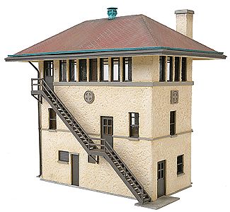 Walthers Cornerstone 933-2983 HO Scale Santa Fe Interlocking Tower -- Kit