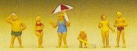 Preiser 88524 Z Scale Krause Family at The Beach