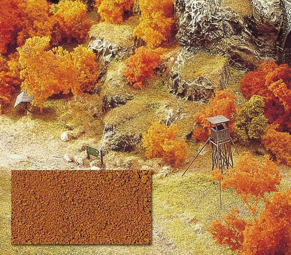Busch 7325 A Scale Micro-Flocking - 16.9oz 500mL -- Orange-Brown