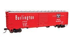 Walthers Mainline 910-46512 HO 50' Boxcar - CB&Q #20168