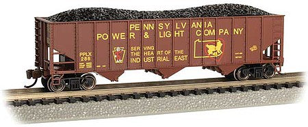 Bachmann 18755 N Scale Silver Series Bethlehem Steel 3-Bay 100-Ton