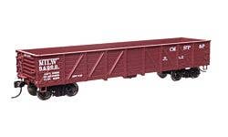 Walthers Mainline 910-56112 HO 40' Drop-Bottom Gondola - MILW #84969
