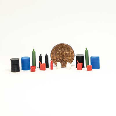 All Scale Miniatures 870903 HO Scale 15 Piece Garage Detail Kit