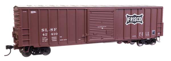 Walthers Mainline 910-46012 HO Scale 50' ACF Boxcar RTR Frisco #42410