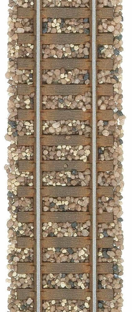 Busch 7127 HO Scale Ballast -- Brown/Gray Blend 8-1/8oz 230g