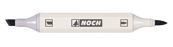 Noch 61159 All Scale Brush and Soft-Tip Weathering Marker Set -- 6 Colors