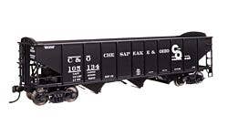 Walthers Mainline 910-56738 HO Hopper - Chesapeake & Ohio #105134