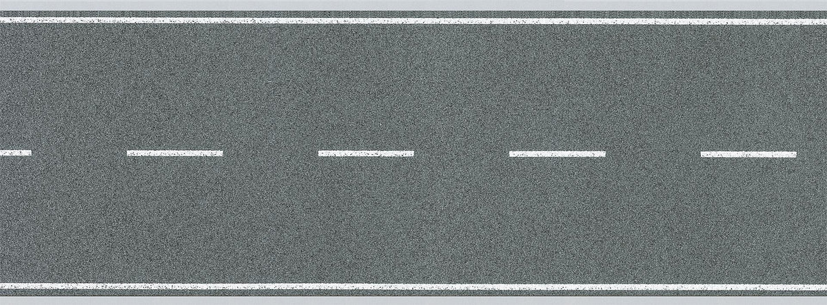 Faller 272458 N Scale Two-Lane Road Foil with Markings, 1m