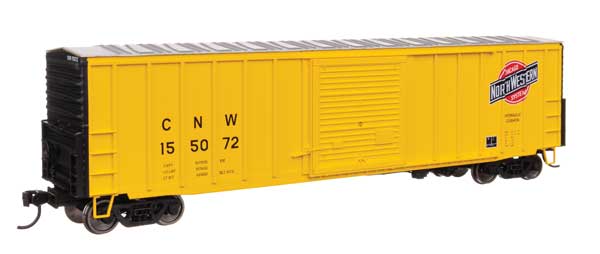 Walthers Mainline 910-46029 HO Scale 50' ACF Boxcar RTR CNW #155072