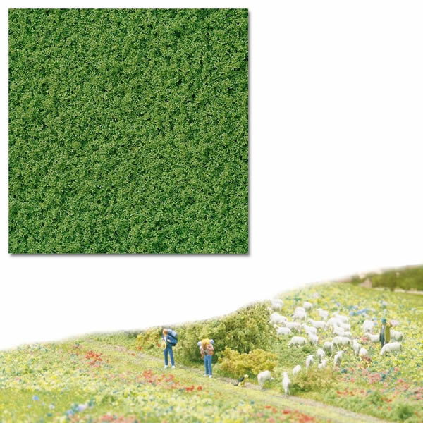Busch 7321 A Scale Micro-Flocking - 16.9oz 500mL -- Spring Green