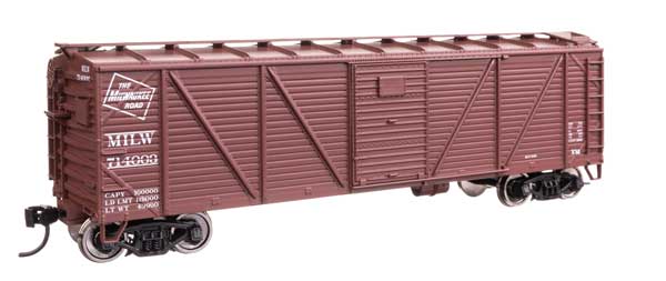Walthers Mainline 910-40371 HO Scale 40' ARA Boxcar RTR MILW #714003
