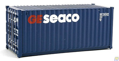 Walthers SceneMaster 949-8064 HO Scale 20' Corrugated Container GE Seaco