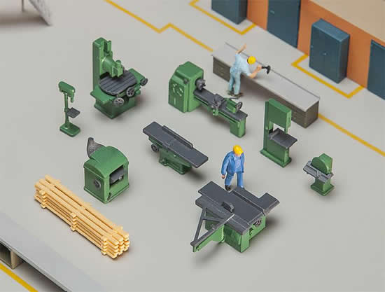 Faller 180455 HO Scale Workshop Interior Furnishings