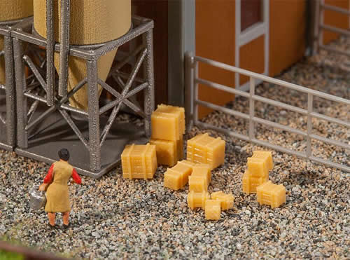 Faller 272906 N Scale Box Crates pkg(40)
