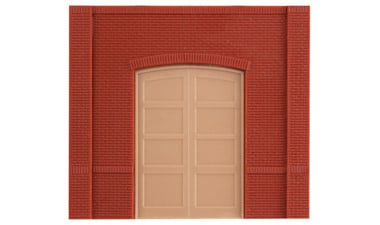 Design Preservation Models 30102 HO Scale Modular Building System(TM) -- Street Level Wall Sections w/Freight Door - Kit