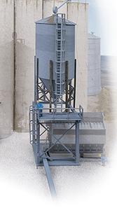 Walthers Cornerstone 933-2935 HO Scale Grain Surge Bin -- Kit