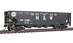Walthers Trainline 931-1655 HO Offset Quad Hopper - Norfolk & Western