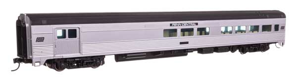 Walthers Mainline 910-30071 HO Scale 85' Budd Baggage-Lounge RTR Penn Central