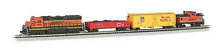 Bachmann 24132 N Scale Roaring Rails Diesel Train Set Sound DCC BNSF