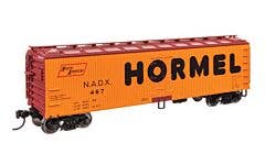 Walthers Mainline 910-41312 HO 40' Wood Reefer - Hormel NADX #467