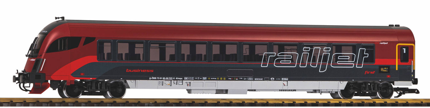 Piko 37675 G Scale ÖBB VI Control Car, Railjet