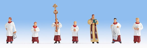 Noch 15410 HO Scale Priest and Alter Servers